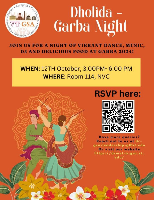 Dholida-Garba Night Poster.